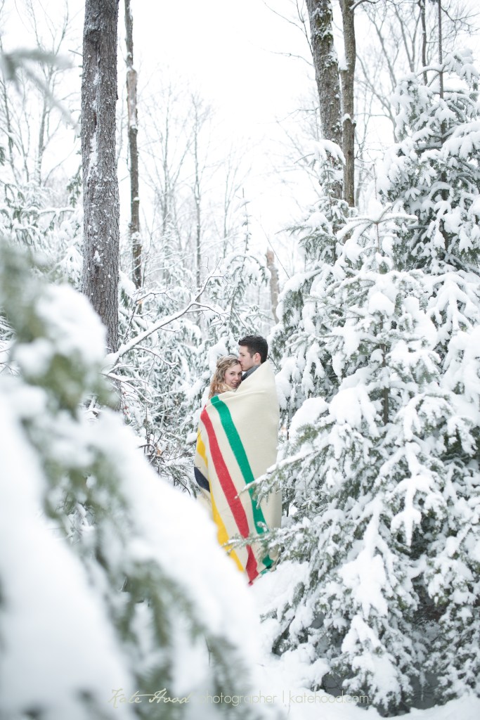 Muskoka Winter Engagement Session