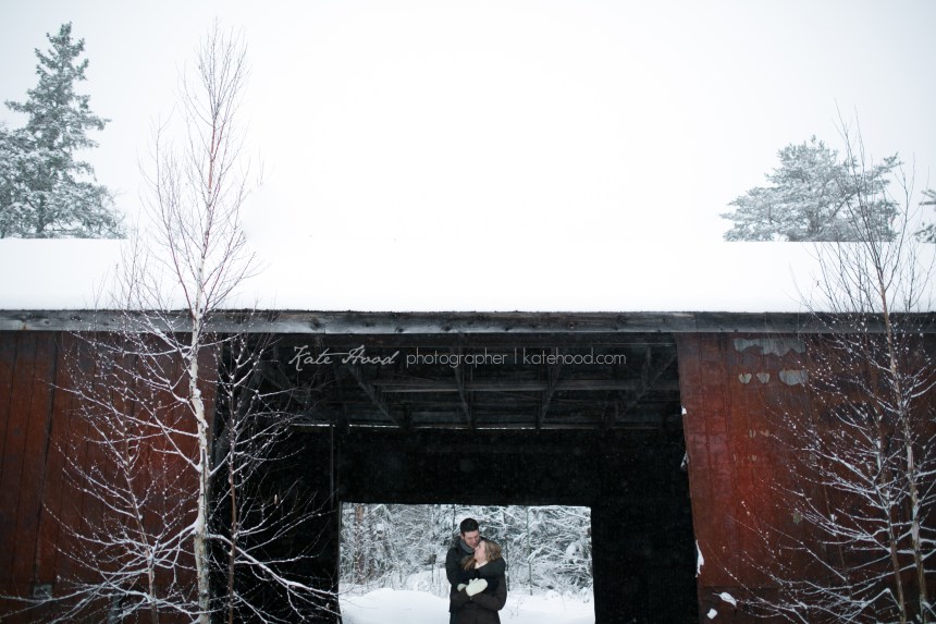 Muskoka Winter Engagement Session