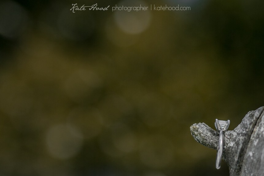 Winter Engagement Photos on Lake of Bays