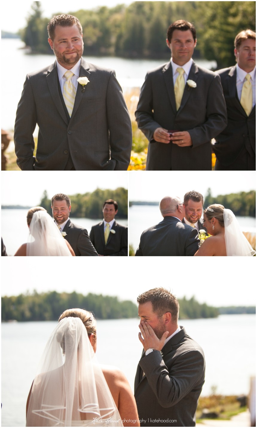Outdoor Wedding Ceremony in Parry Sound