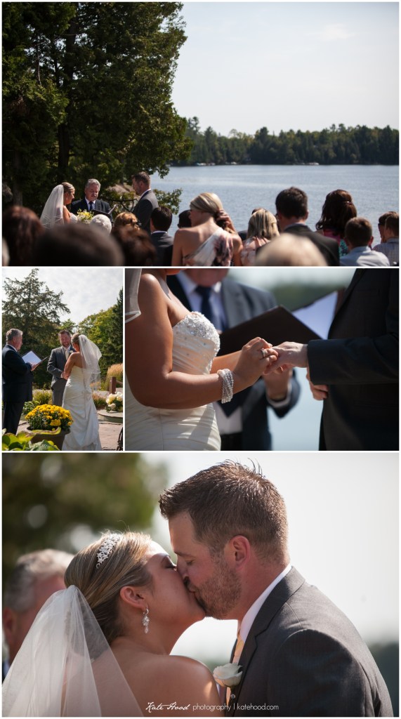 Outdoor Wedding Ceremony in Parry Sound