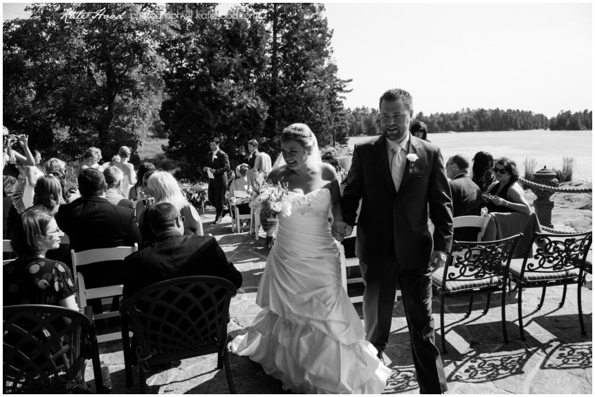 Outdoor Wedding Ceremony in Parry Sound
