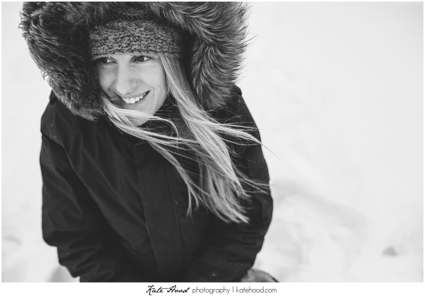 Huntsville Ontario Winter Engagement Photos