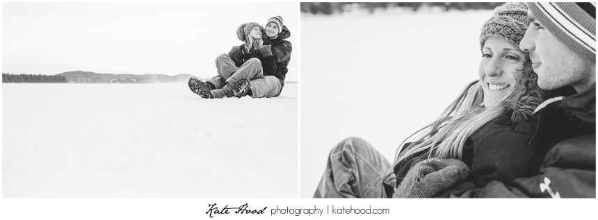 Engagement Photos in the Snow